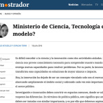 ¿Cuál es el modelo? Fundación Más Ciencia en El Mostrador